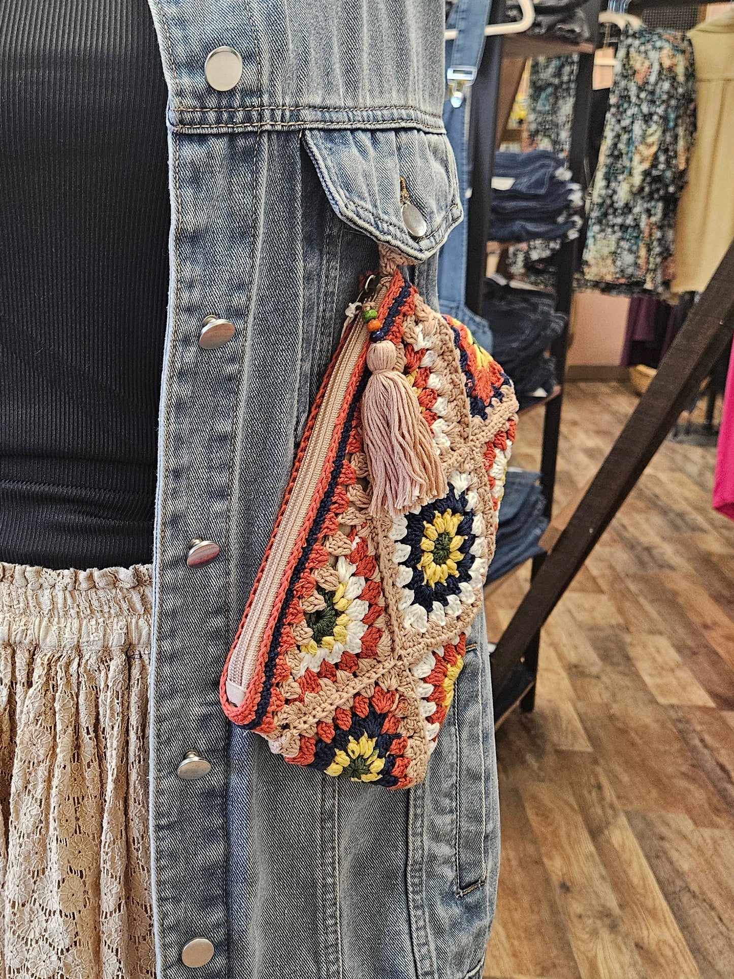 Crochet Tile Pouch