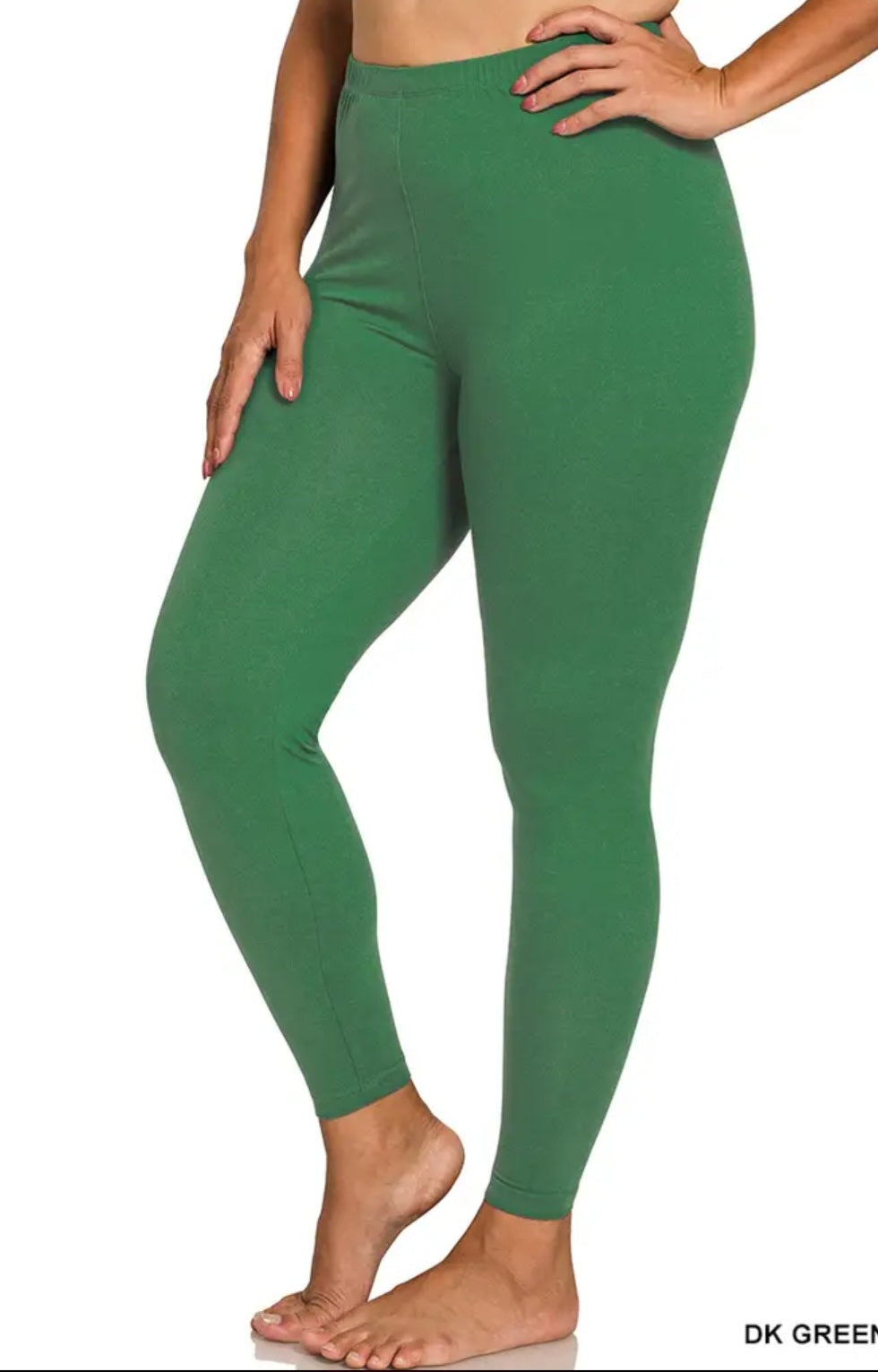 Zanana Basic Elastic Waist Legging