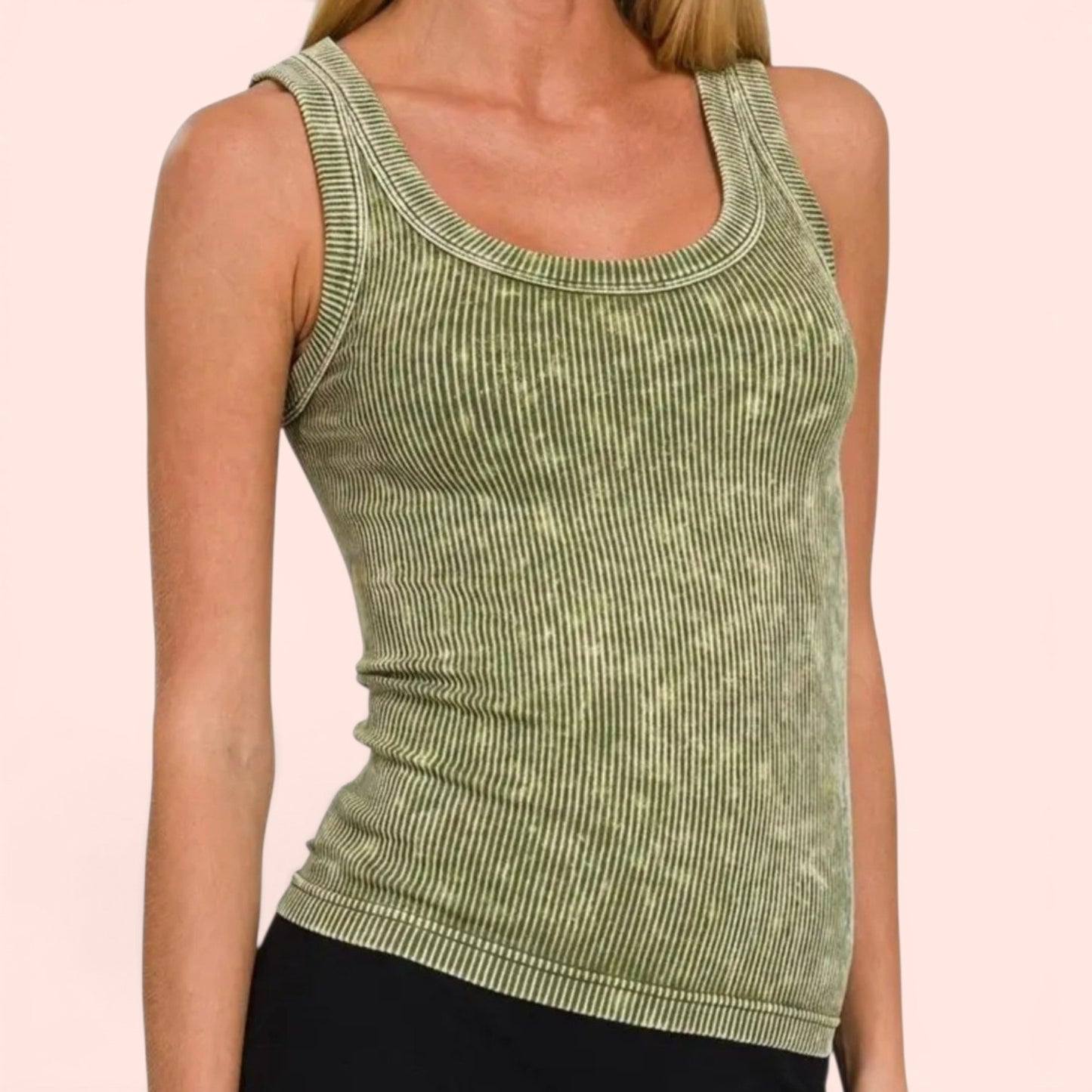 Ribbed 2 Way Tank