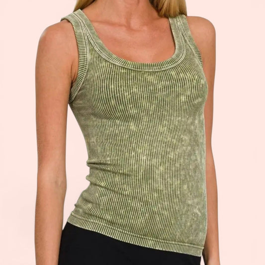 Ribbed 2 Way Tank