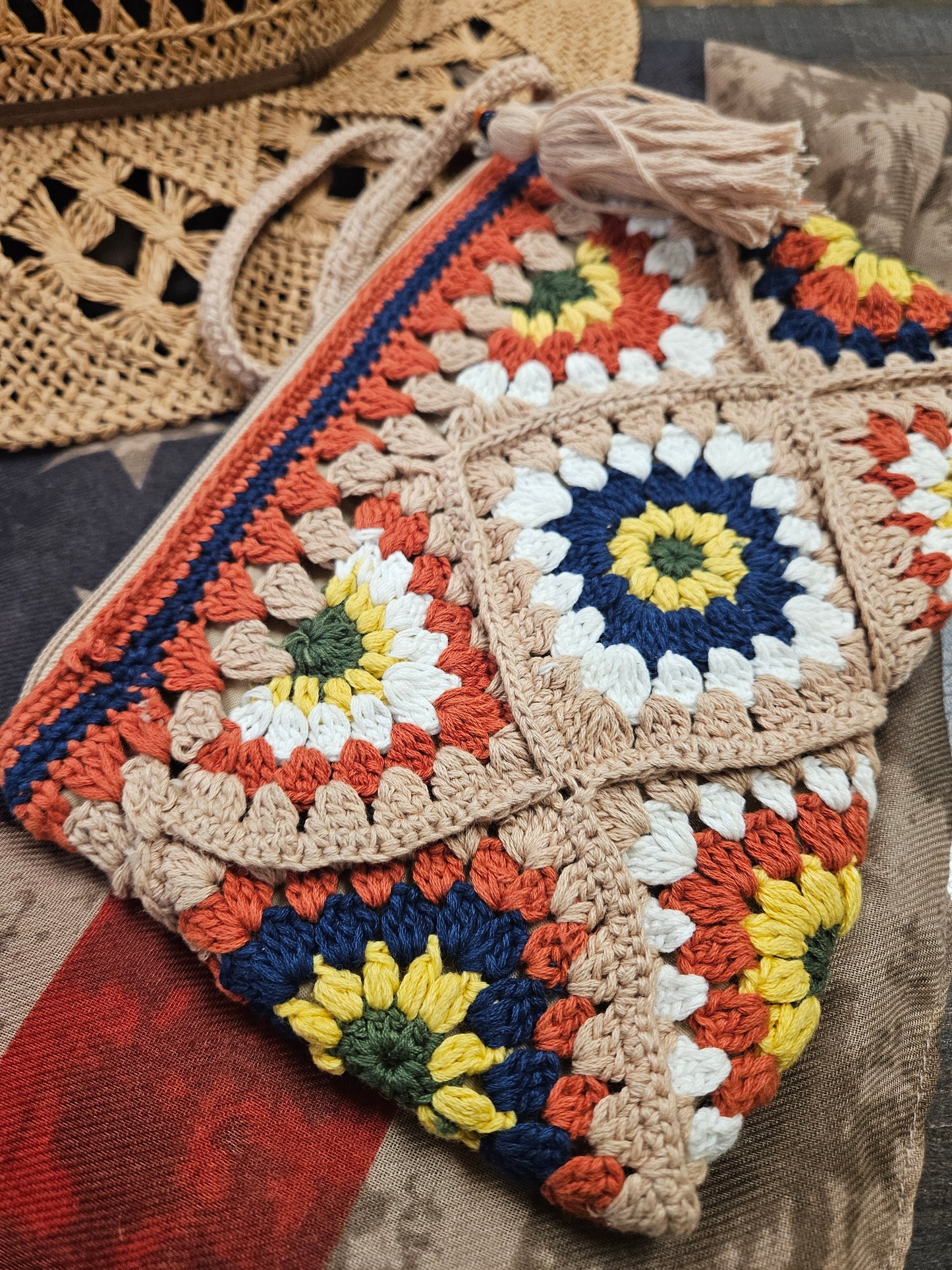 Crochet Tile Pouch
