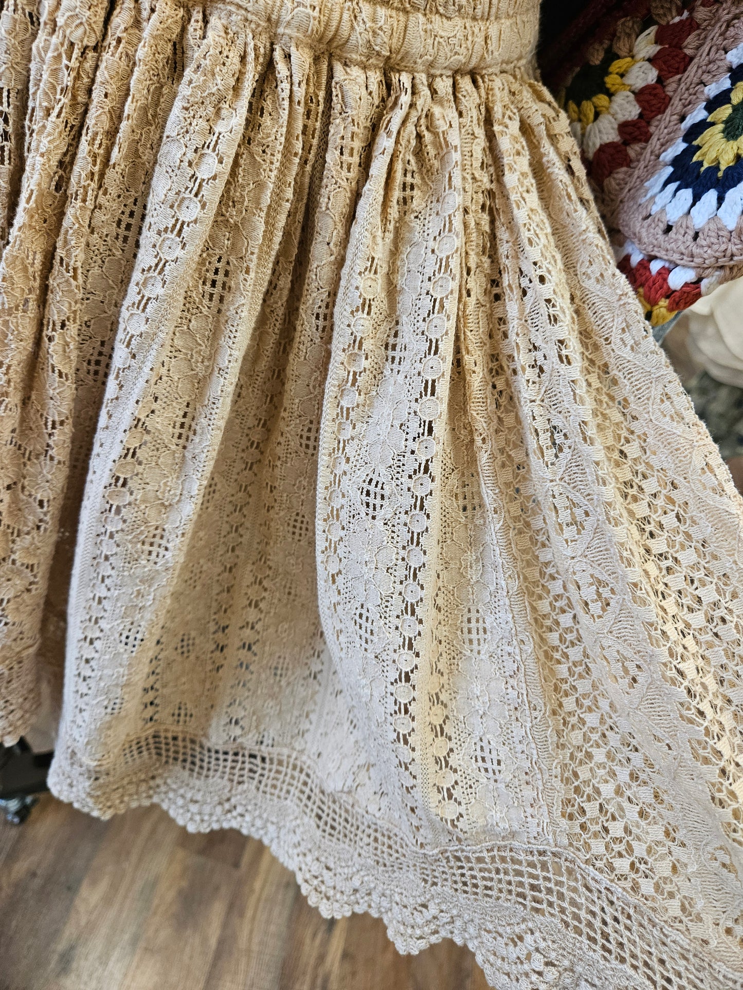 Vintage Lace Festival Skirt