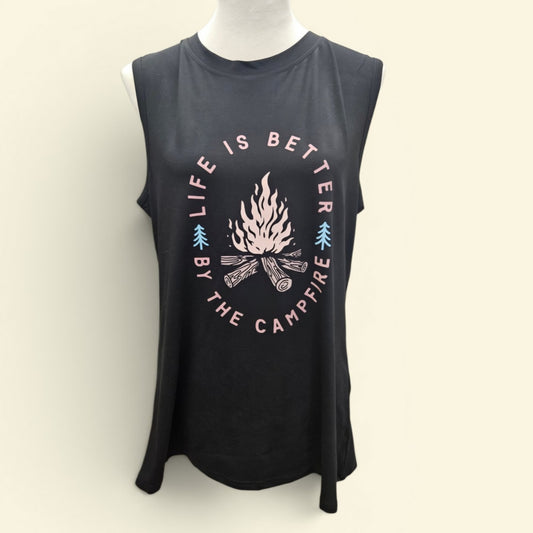 Campfire Graphic Tank