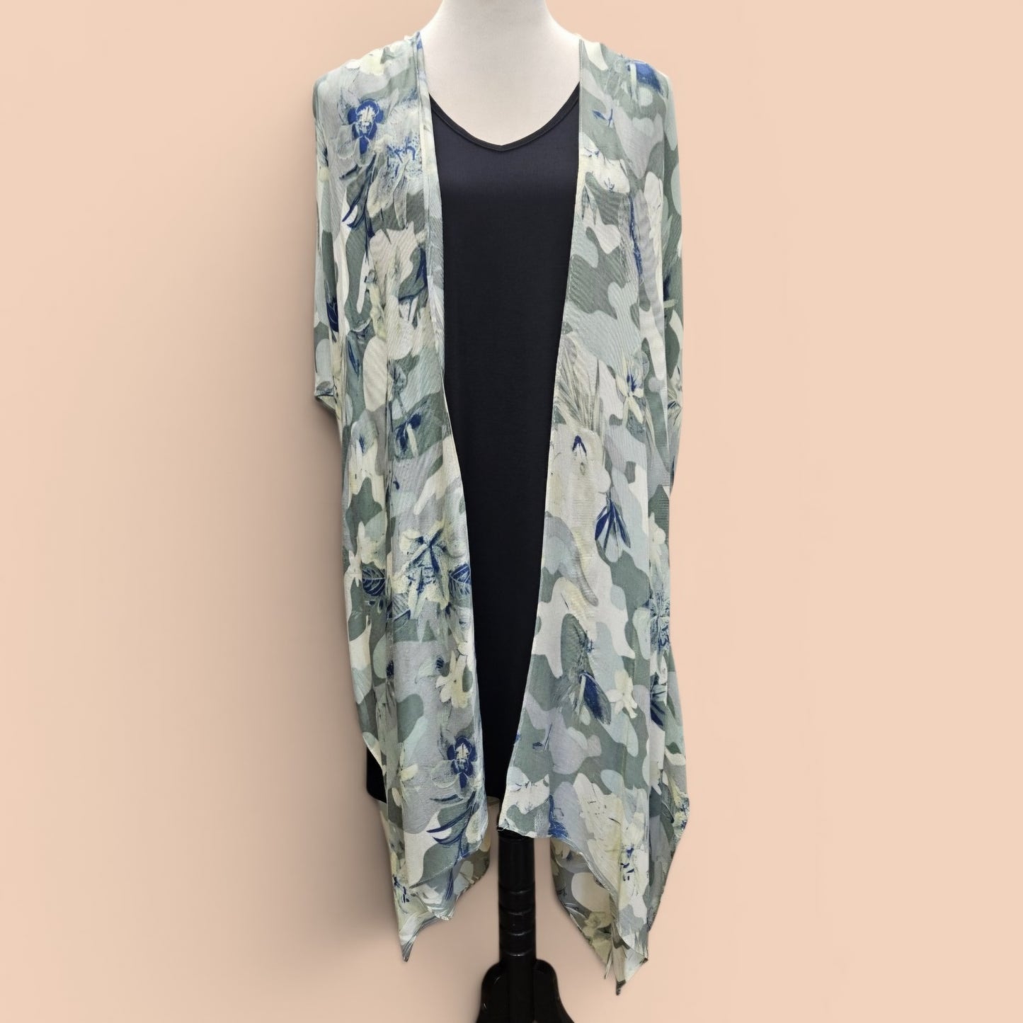Camouflage Flower Kimono