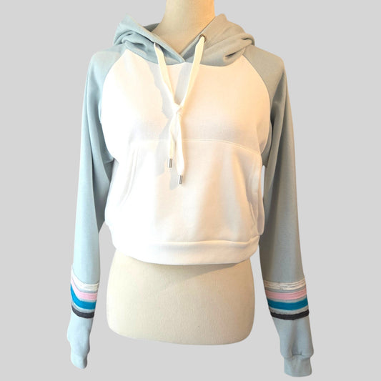 Crop Long Sleeve Pullover Hoodie Sweatshirt