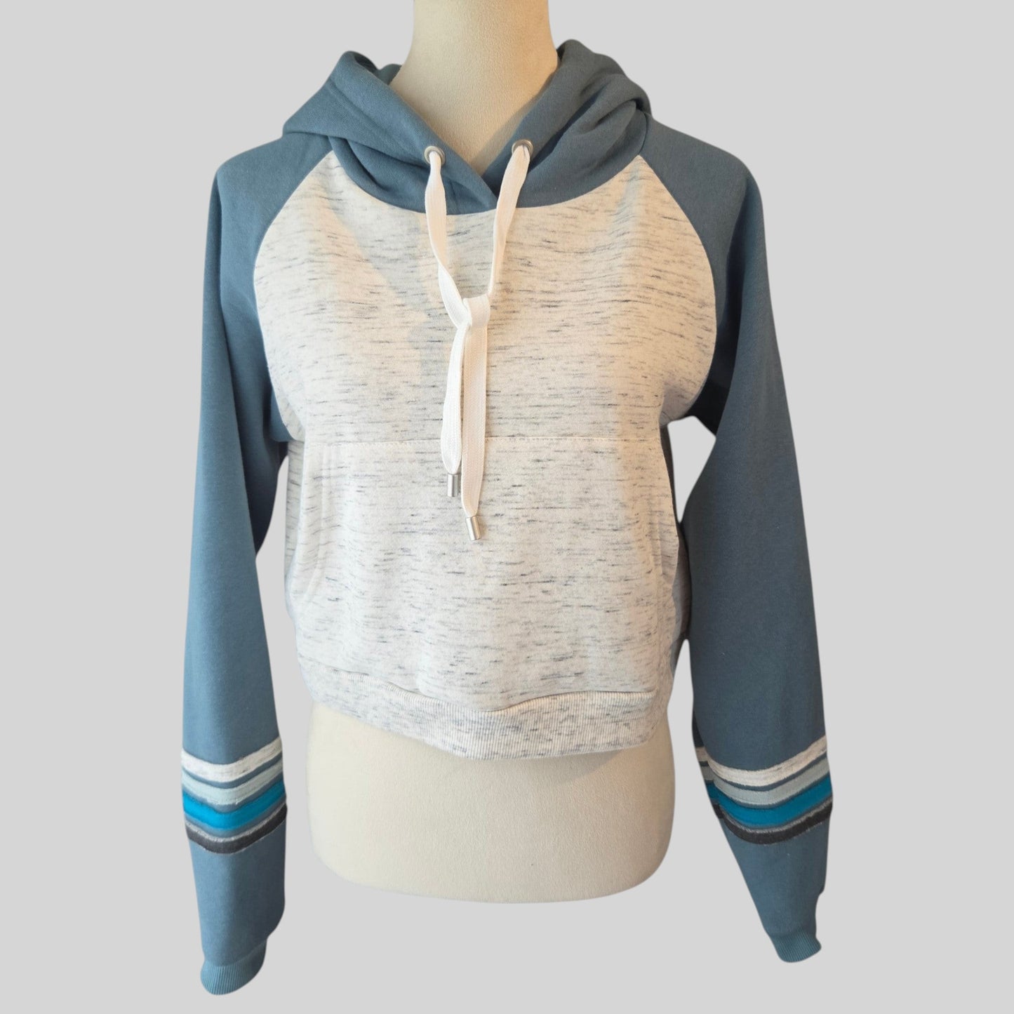 Crop Long Sleeve Pullover Hoodie Sweatshirt