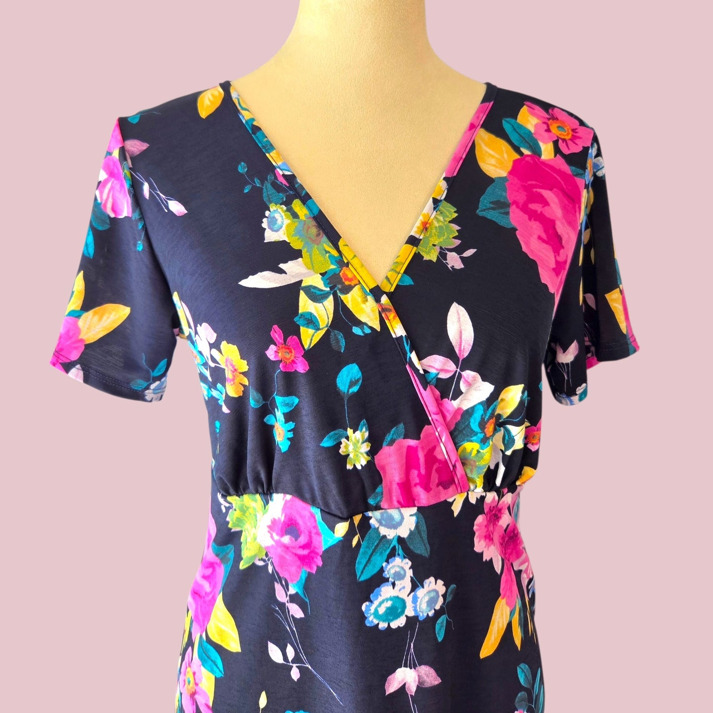 Floral Hi-Low Hem Maxi Dress