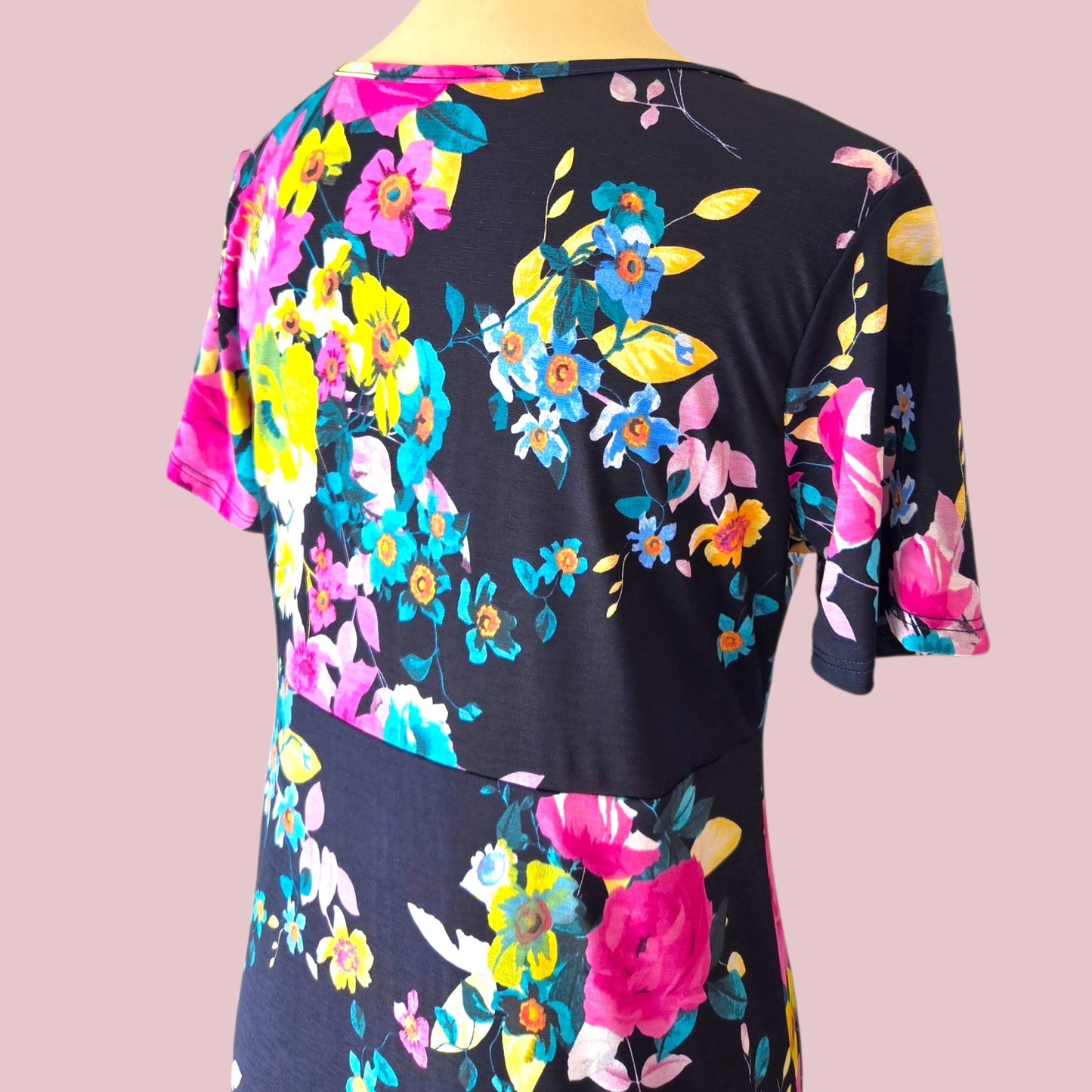 Floral Hi-Low Hem Maxi Dress