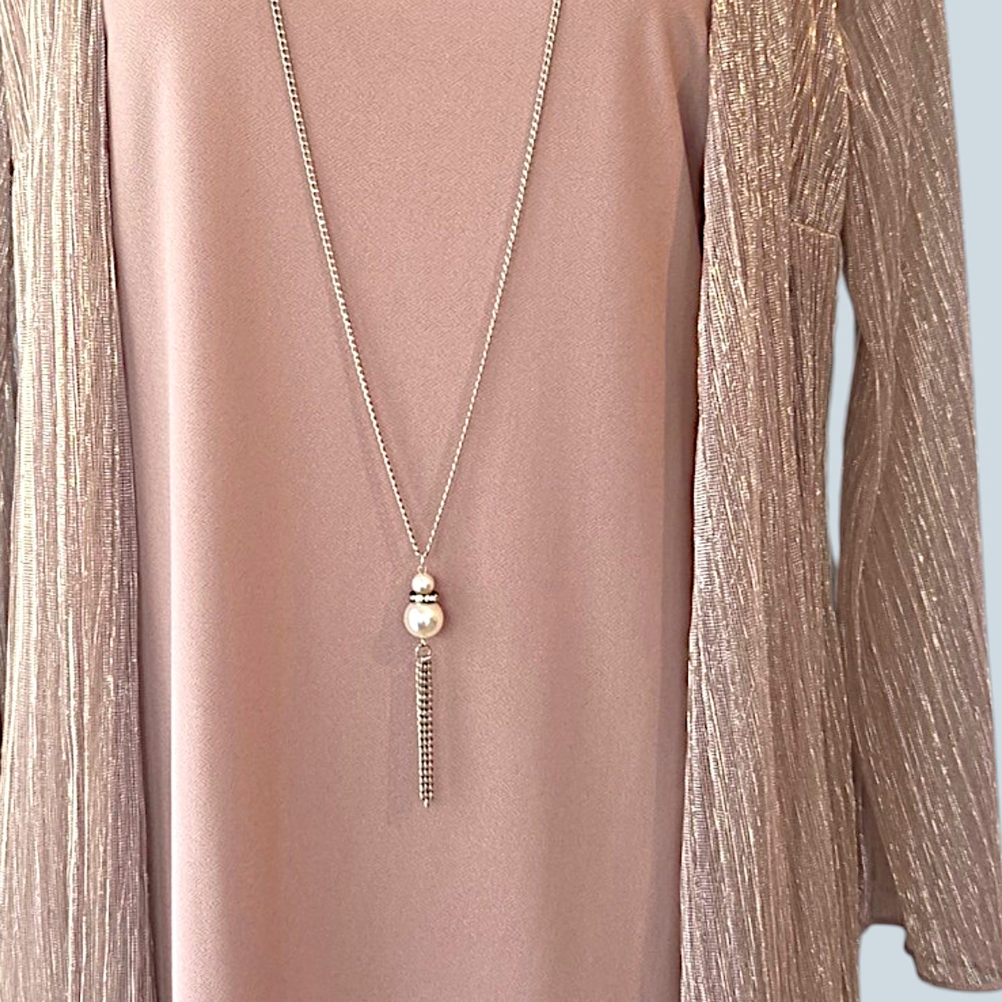 Rose Silver One Piece Dress
