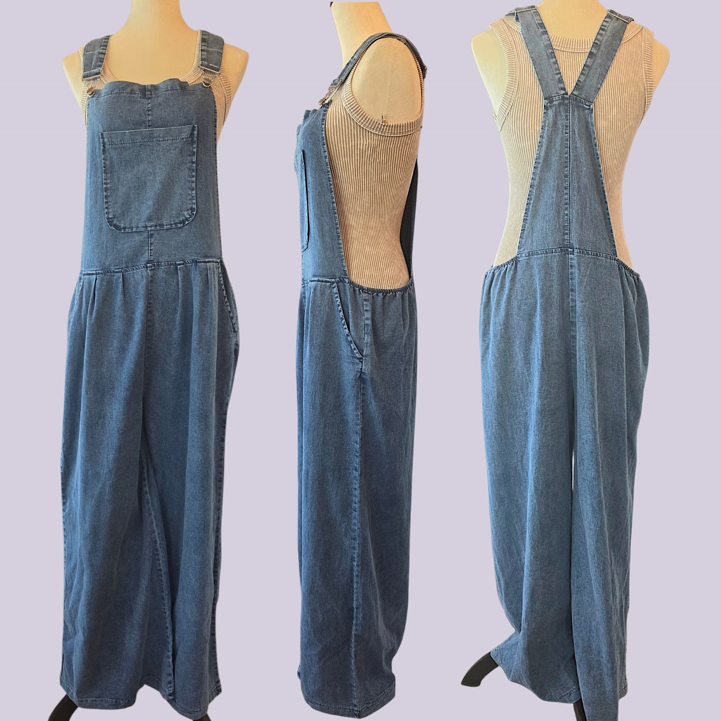 Wide Leg Overall