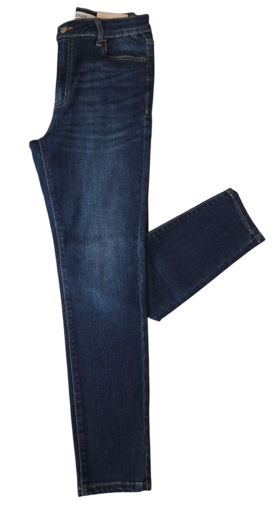Birds of a Feather Boutique & Soy Wax Candle Company Zenana high rise dark wash stretch denim jeans with five pockets