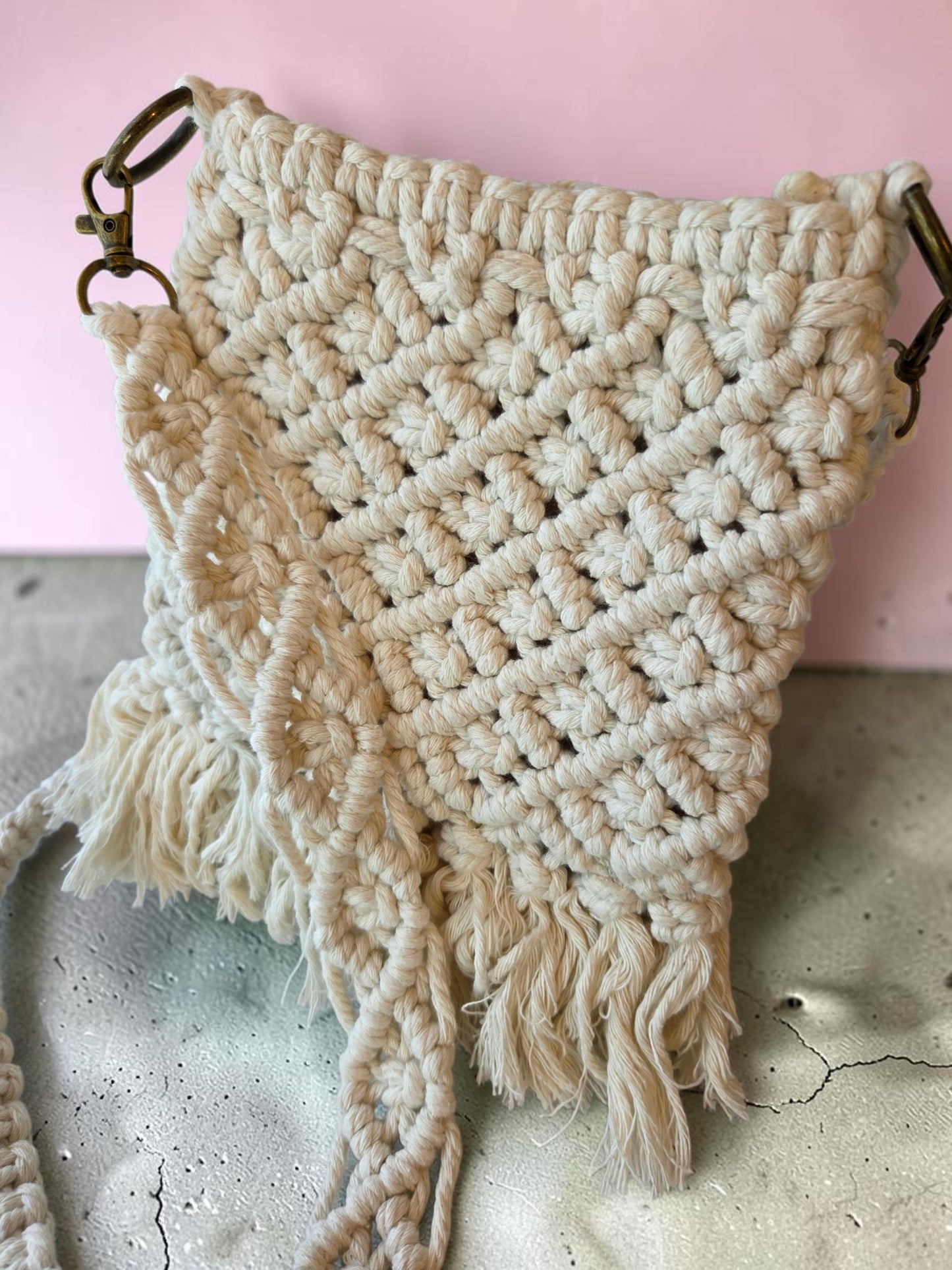 Small Diamond Fringe Crossbody