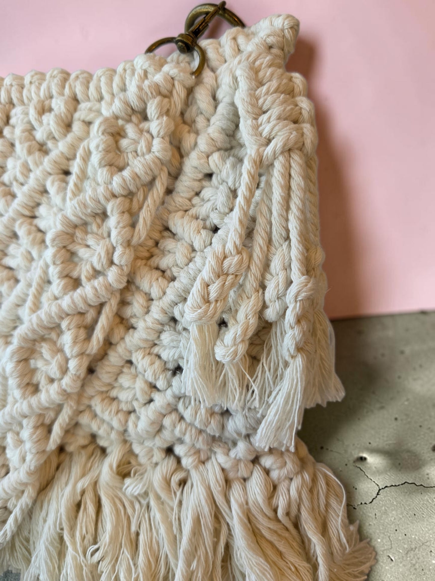 Small Diamond Fringe Crossbody