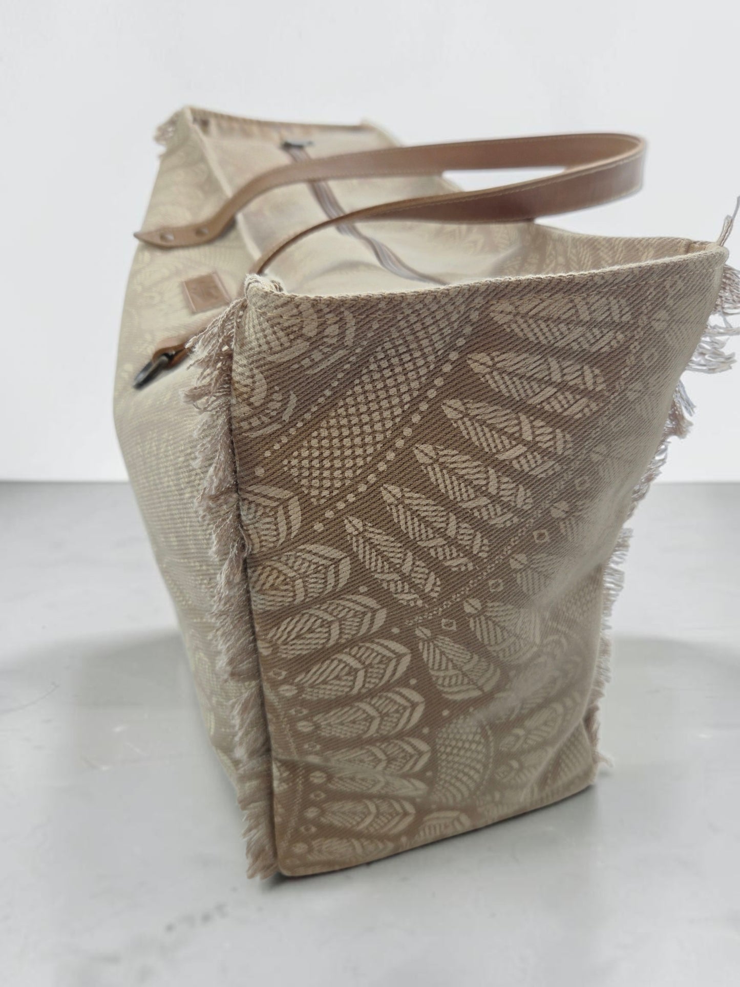 Vintage Feather Up-cycled Weekender