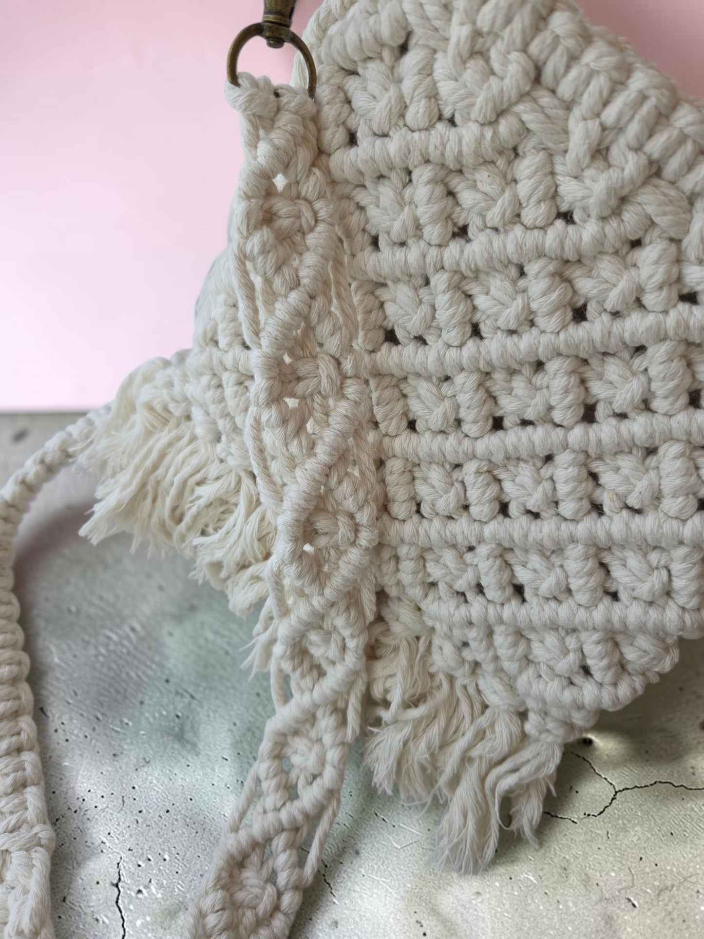 Small Diamond Fringe Crossbody