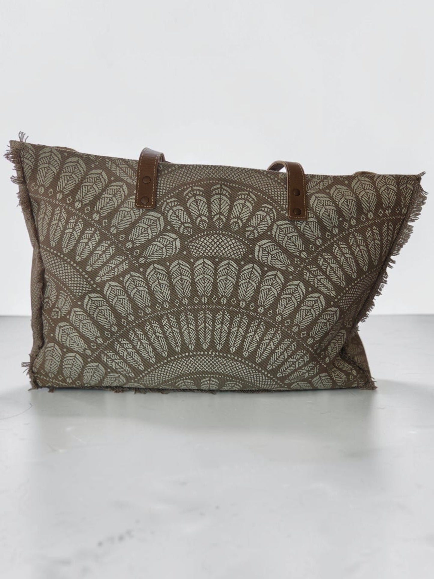 Vintage Feather Up-cycled Weekender