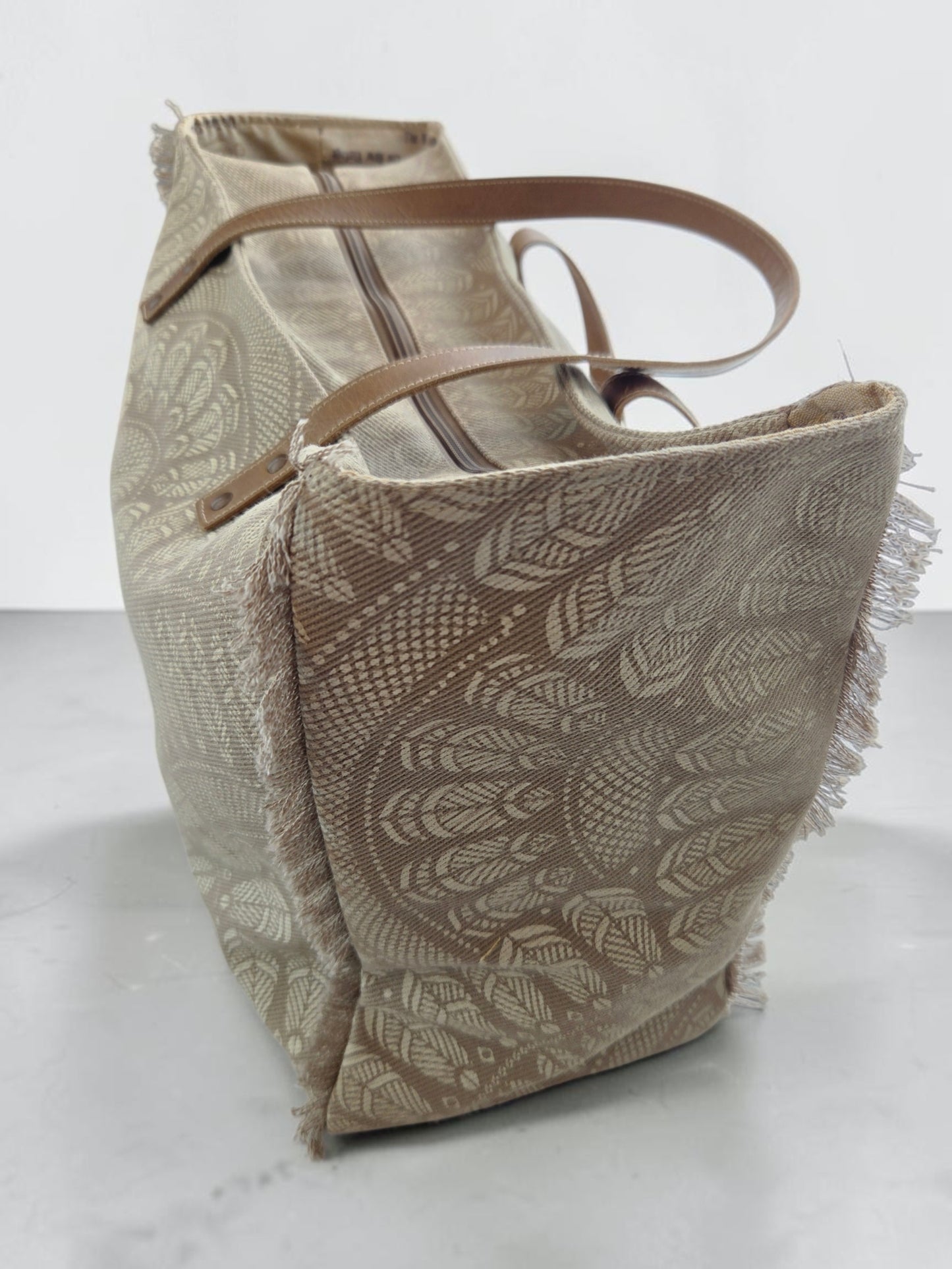 Vintage Feather Up-cycled Weekender